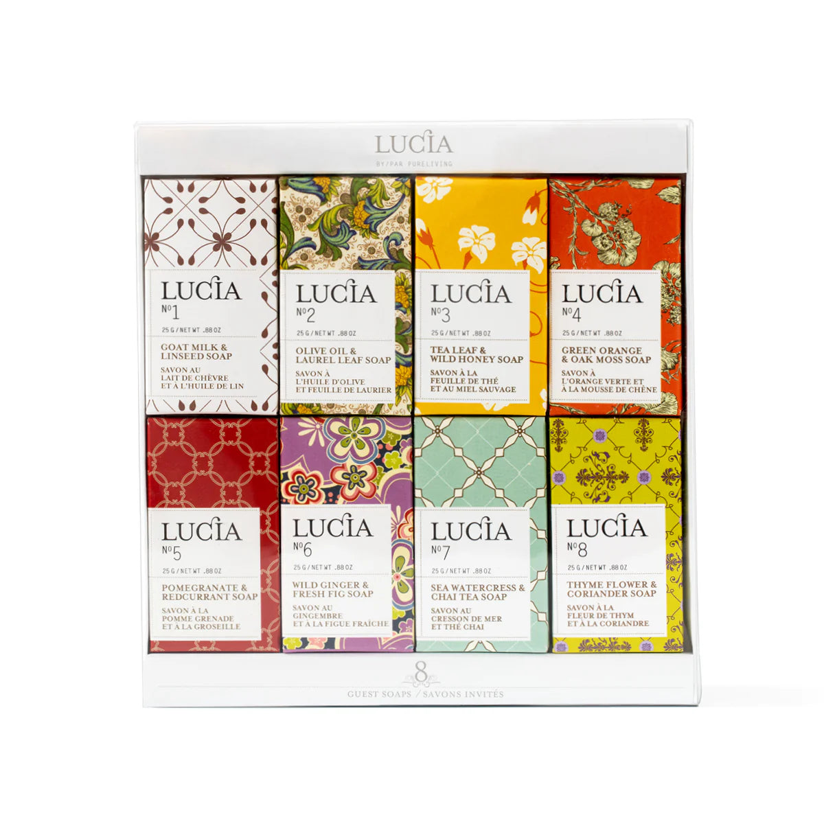 Assortiment de 8 savons d’invités - Clinique Cinq Sens