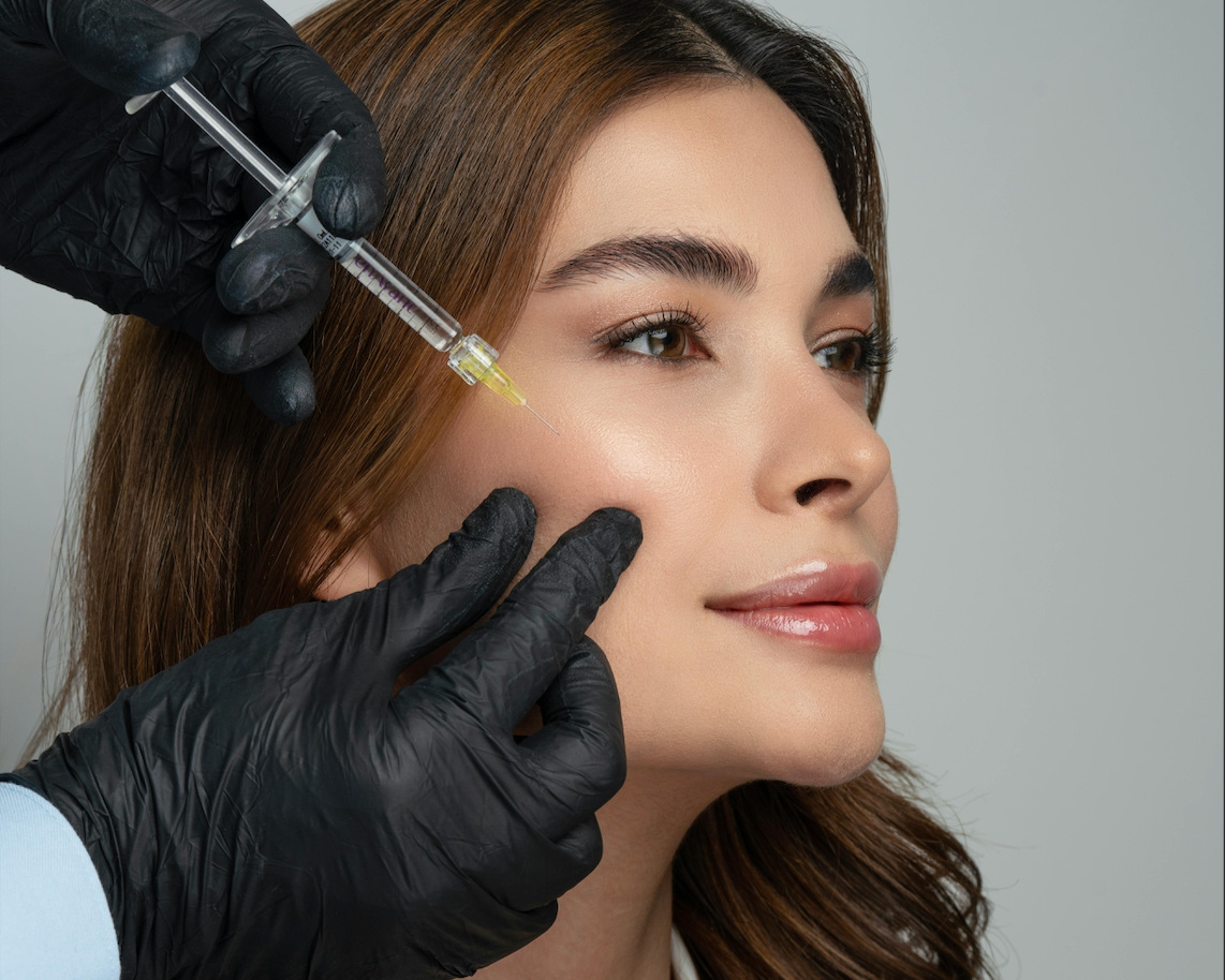 Injection de Botox pour rides du front et pattes-d’oie