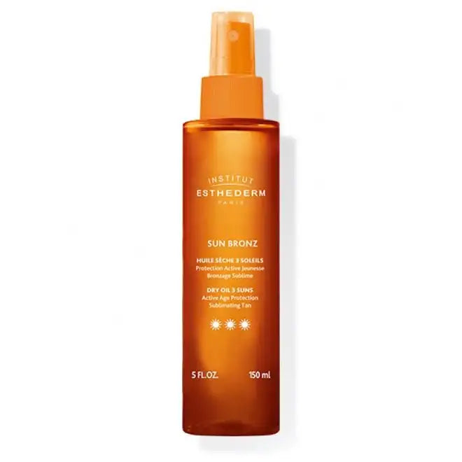 Esthederm: Sun Bronz Huile Sèche 3 Soleils - Clinique Cinq Sens